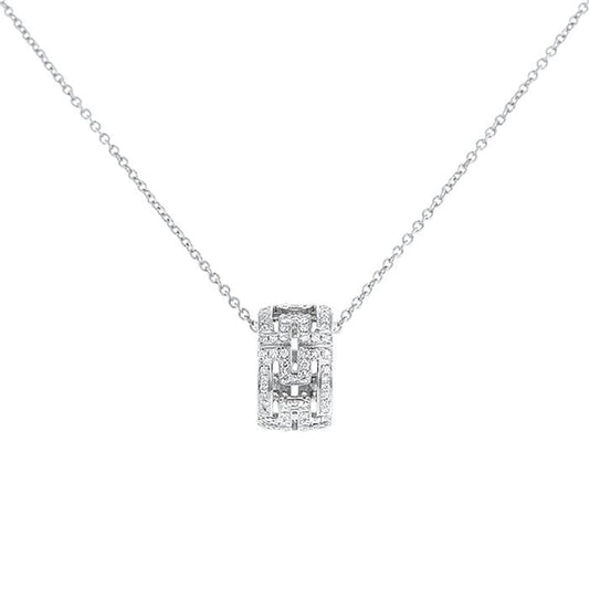 [Eternal Jewelry]PARENTESI NECKLACE SILVER DIAMOND