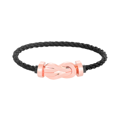 [Eternal Jewelry]CHANCE LARGE 8 FIGURE BUCKLE NO DIAMOND BRACELET ROSE GOLD