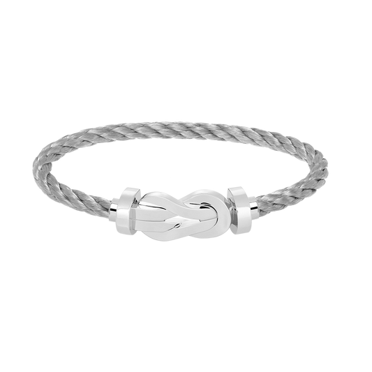[Eternal Jewelry]CHANCE LARGE 8 FIGURE BUCKLE NO DIAMOND BRACELET SILVER