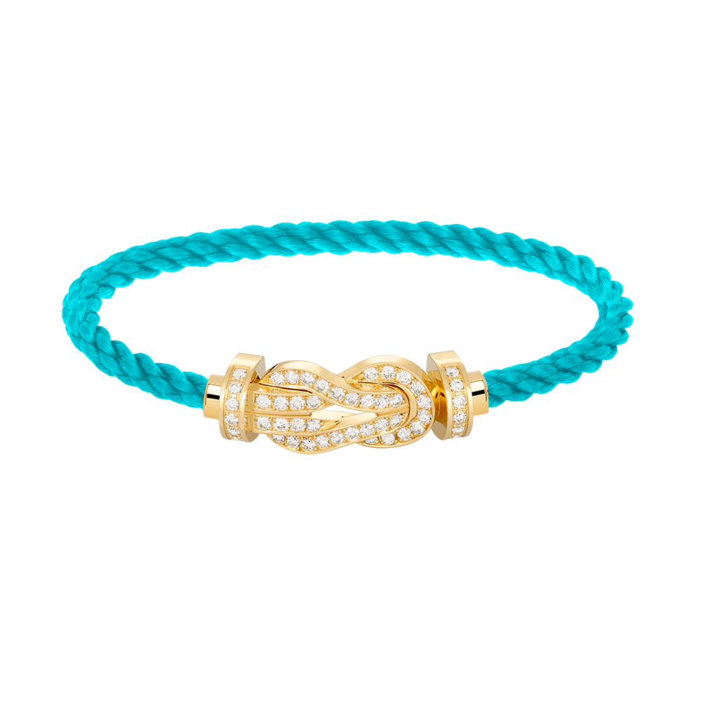 [Eternal Jewelry]CHANCE LARGE 8 FIGURE BUCKLE FULLDIAMOND BRACELET GOLD