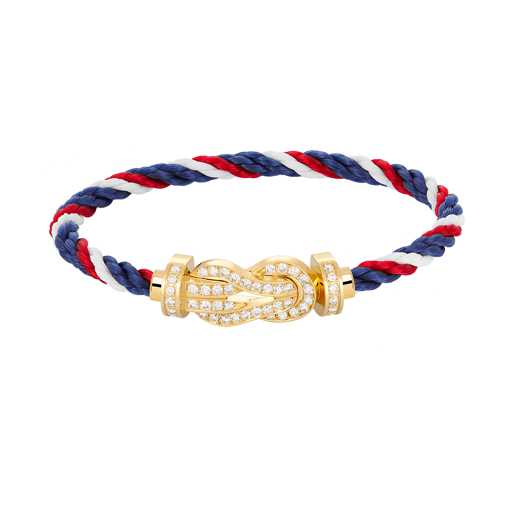 [Eternal Jewelry]CHANCE LARGE 8 FIGURE BUCKLE FULLDIAMOND BRACELET GOLD