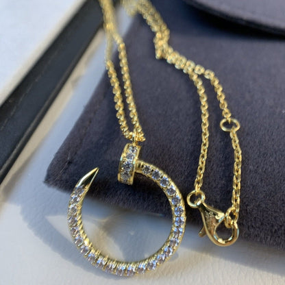 [Eternal Jewelry]JUSTE NECKLACE GOLD DIAMONDS