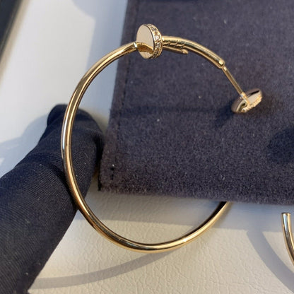 [Eternal Jewelry]JUSTE EARRINGS GOLD DIAMONDS 1.8MM