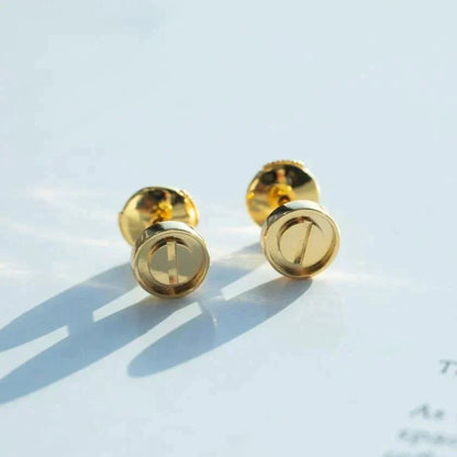 [Eternal Jewelry]LOVE EARRINGS GOLD 10MM