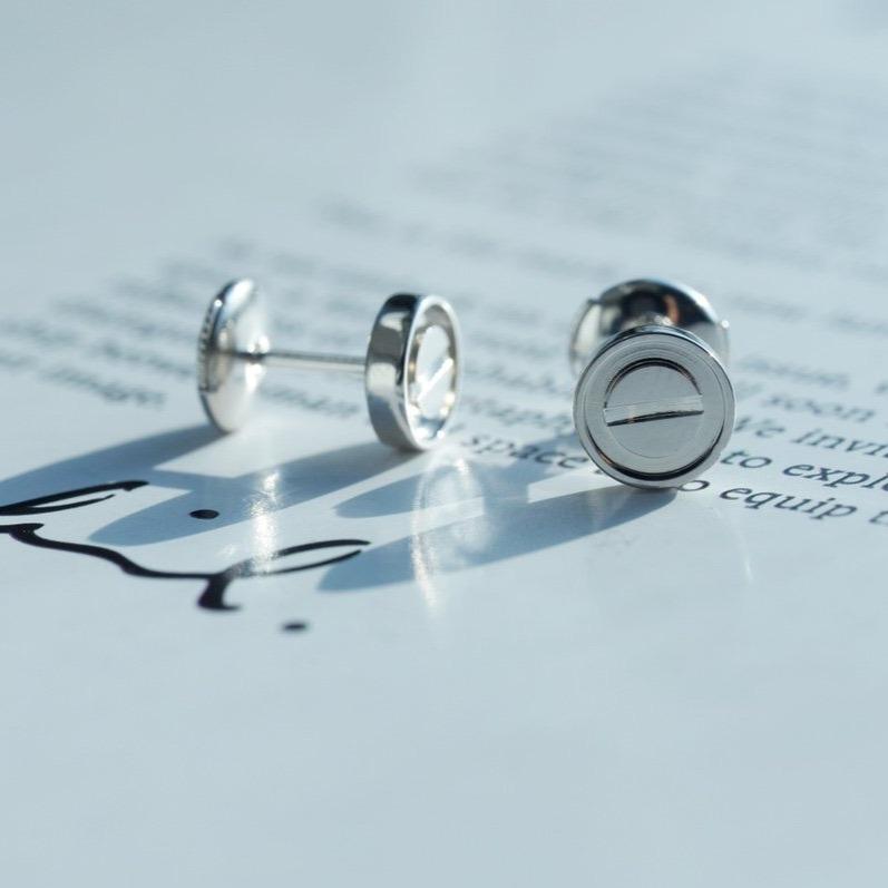 [Eternal Jewelry]LOVE EARRINGS SILVER 10MM