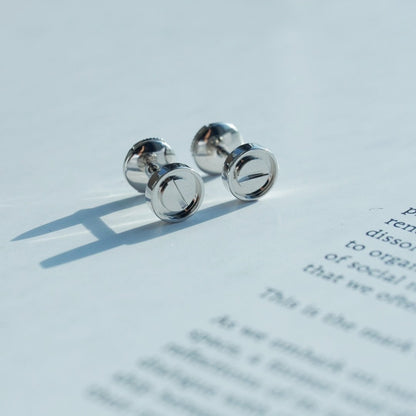 [Eternal Jewelry]LOVE EARRINGS SILVER 10MM
