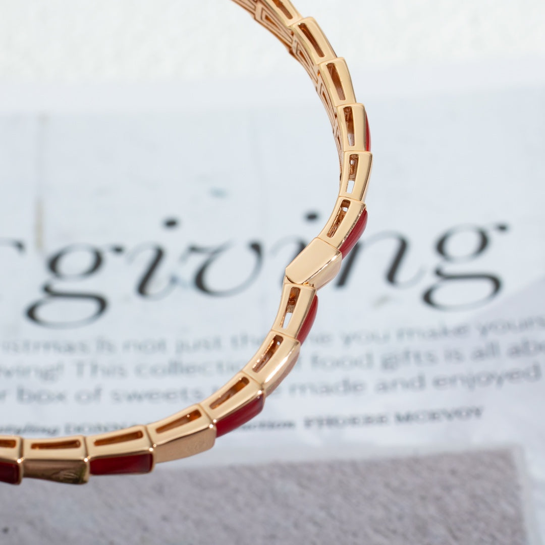 [Eternal Jewelry]SERPENTI BRACELET PINK GOLD RUBELLITE