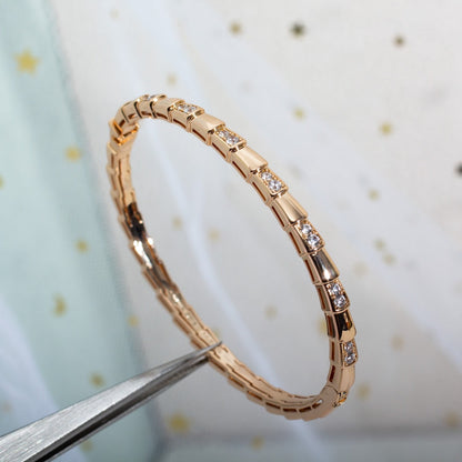 [Eternal Jewelry]SERPENTI SMALL BRACELET PINK GOLD DIAMOND