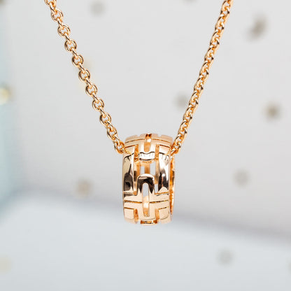 [Eternal Jewelry]PARENTESI NECKLACE PINK GOLD