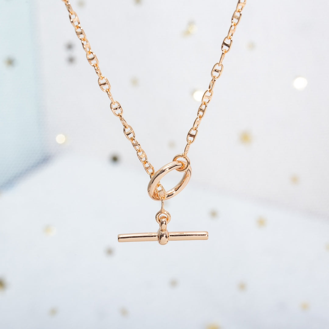 [Eternal Jewelry]ECHAPPEE NECKLACE PINK GOLD