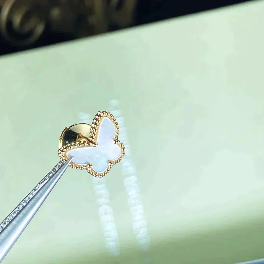 [Eternal Jewelry]SWEET BUTTERFLY MOP EARSTUDS