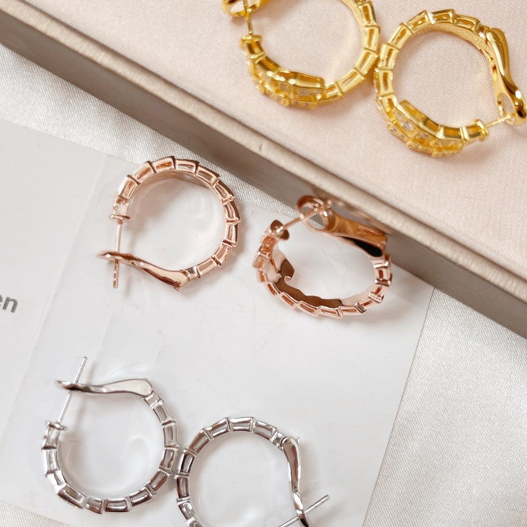 [Eternal Jewelry]SERPENTI EARRINGS DIAMOND