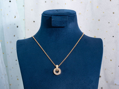 [Eternal Jewelry]GARI NECKLACE PINK GOLD DIAMOND