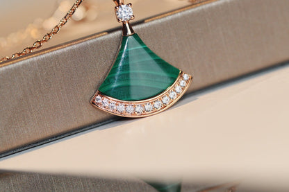 [Eternal Jewelry]DREAM NECKLACE MALACHITE DIAMOND