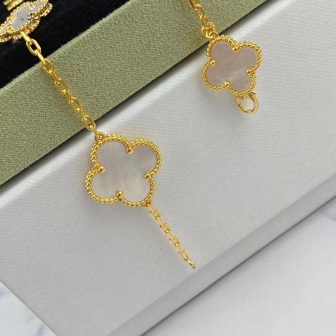 [Eternal Jewelry]MAGIC CLOVER MOP GOLD BRACELET 5 MOTIFS