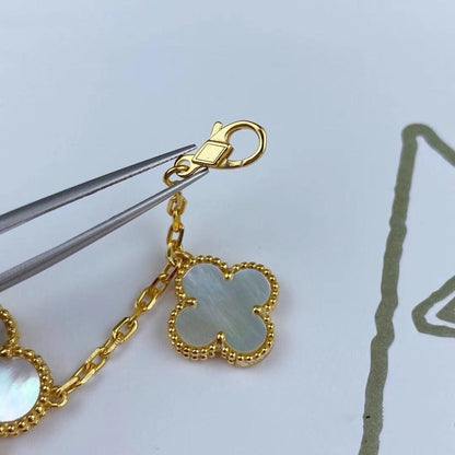 [Eternal Jewelry]MAGIC CLOVER MOP GOLD BRACELET 5 MOTIFS