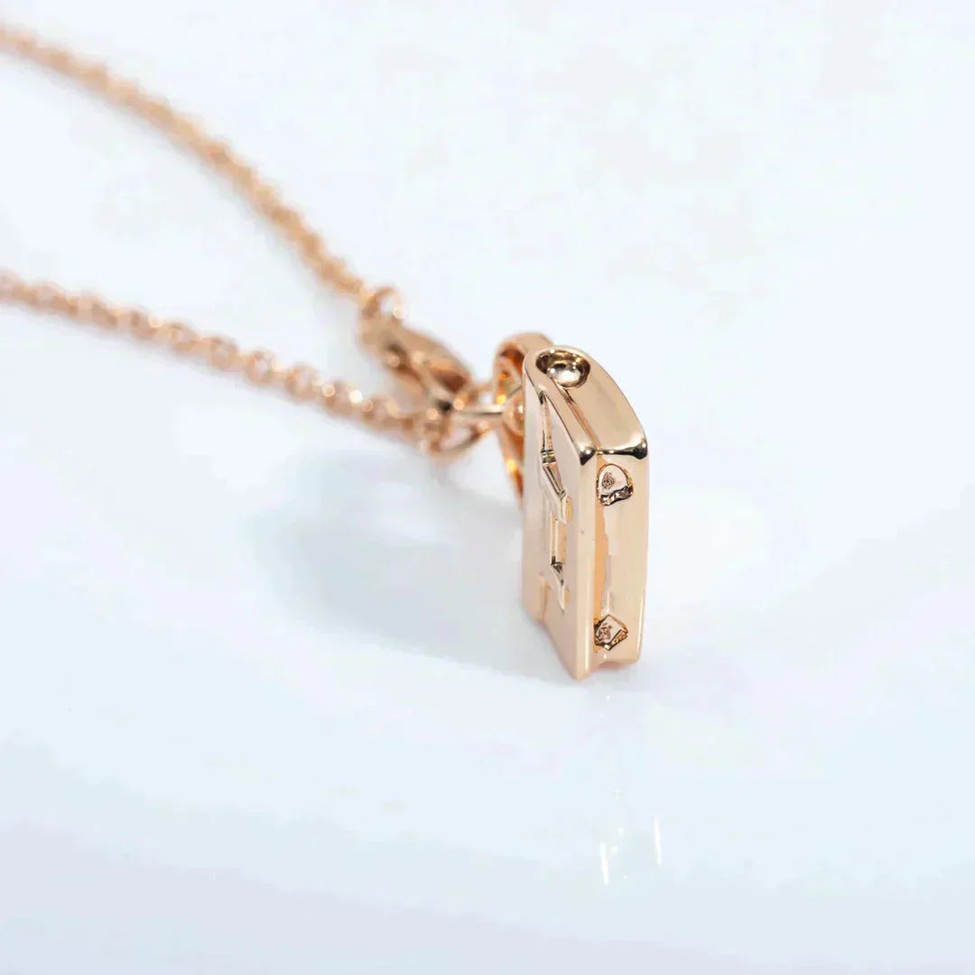[Eternal Jewelry]AMULETTE PEDANT ROSE GOLD NECKLACE