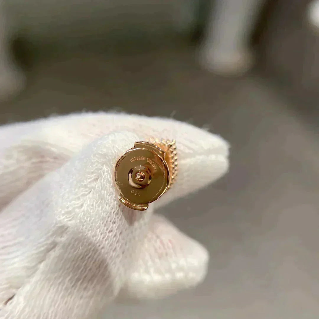 [Eternal Jewelry]HEART CARNELIAN STUD EARRINGS