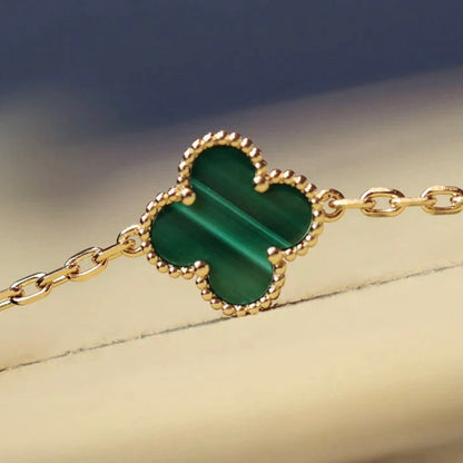 [Eternal Jewelry]CLOVER 20 MOTIFS MALACHITE GOLD