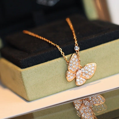 [Eternal Jewelry]BUTTERFLY DIAMOND NECKLACE