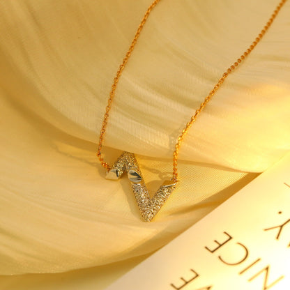 [Eternal Jewelry]VOLT SILVER DIAMOND PEDANT NECKLACE