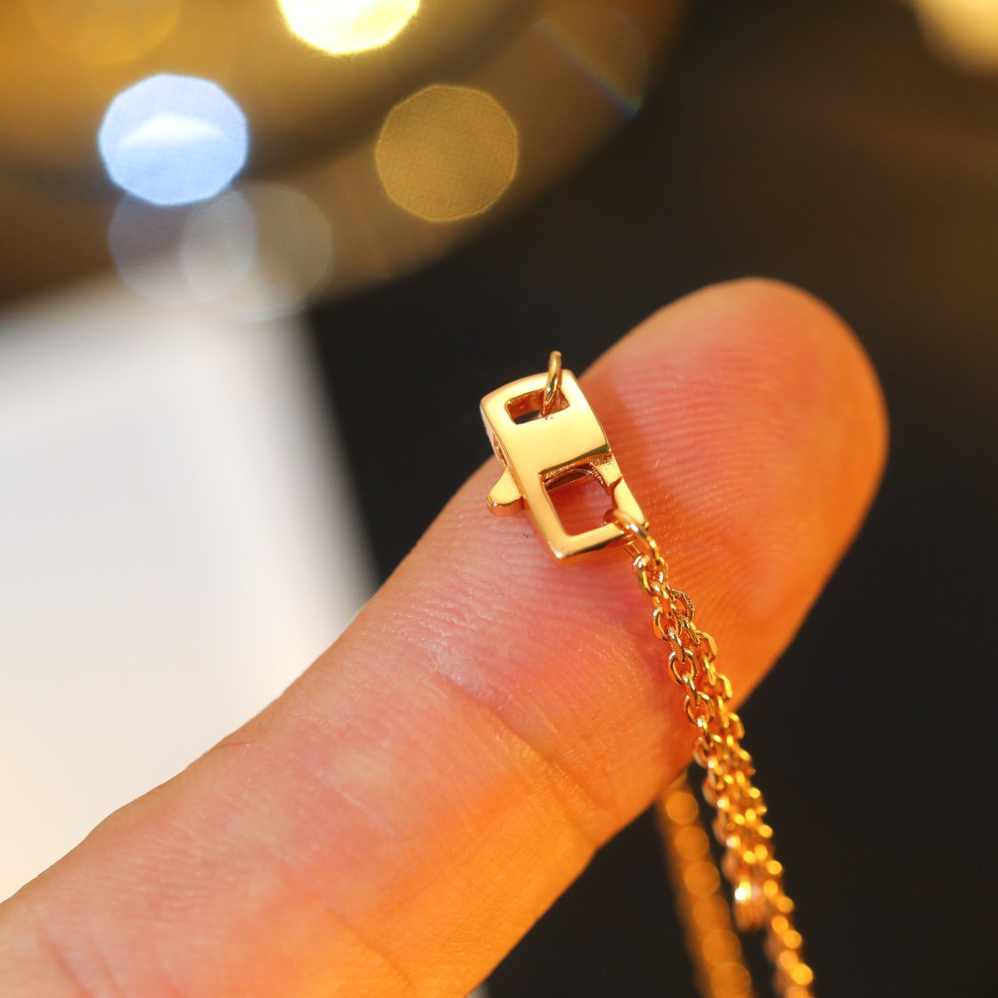 [Eternal Jewelry]STAR AND SUN DIAMOND PINK GOLD NECKLACE