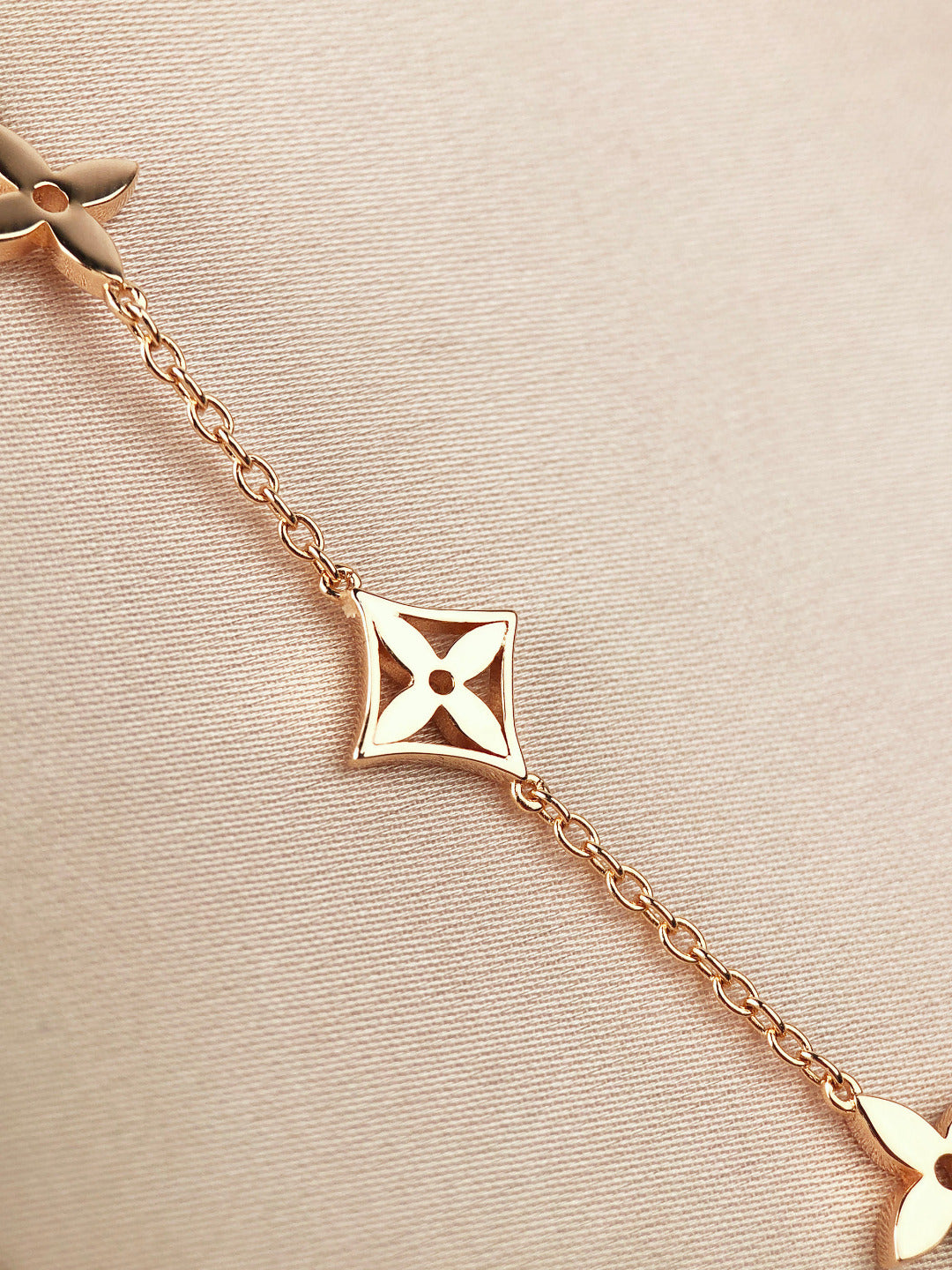 [Eternal Jewelry]STAR AND SUN 7 MOTIFS GOLD BRACELET