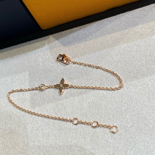 [Eternal Jewelry]STAR DIAMOND PINK GOLD BRACELET