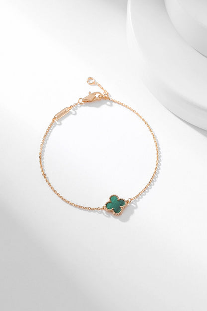 [Eternal Jewelry]CLOVER BRACELET MALACHITE 1 MOTIF