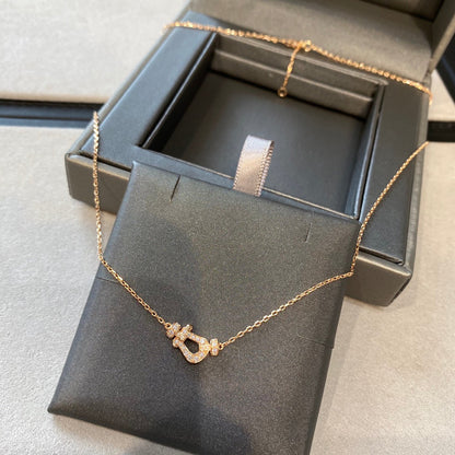 [Eternal Jewelry]FORCE 10 DIAMOND PINK GOLD NECKLACE MINI MODEL