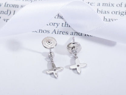 [Eternal Jewelry]VIDYLLE SILVER DIAMOND MINI DROP EARRINGS