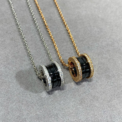[Eternal Jewelry]ZERO 1 DIAMOND CERAMIC NECKLACE