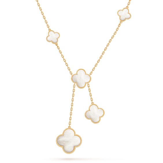 [Eternal Jewelry]CLOVER MOTHER OF PEARL NECKLACE 6 MOTIF