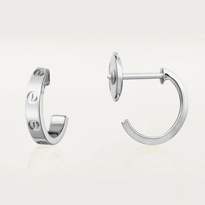 [Eternal Jewelry]LOVE EARRINGS 2.65MM SILVER