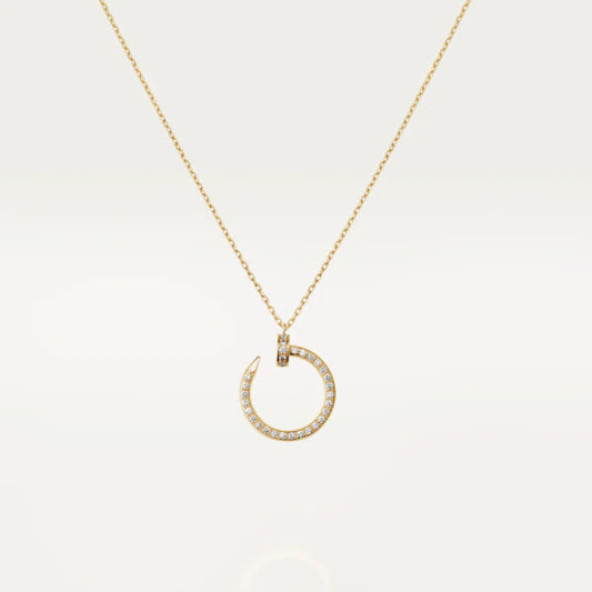 [Eternal Jewelry]JUSTE NECKLACE GOLD DIAMONDS
