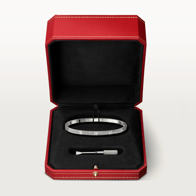 [Eternal Jewelry]LOVE BRACELET 3.65MM DIAMOND-PAVED