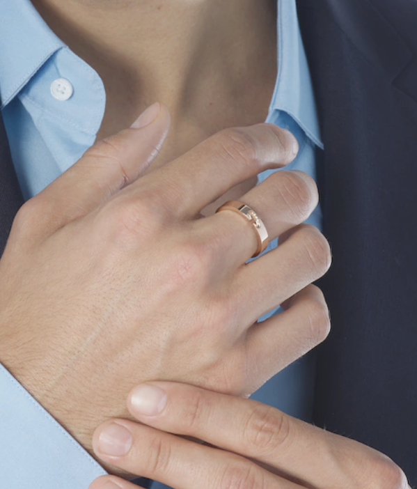 [Eternal Jewelry]ALLIANCE LIENS VIDENCE DIAMOND 4MM RING