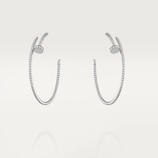 [Eternal Jewelry]JUSTE EARRINGS FULL DIAMONDS 1.8MM