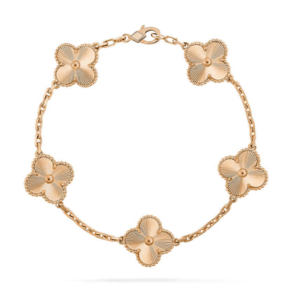 [Eternal Jewelry]CLOVER 5 FLOWERS LASER BRACELET