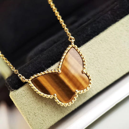 [Eternal Jewelry] TIGER__ EYE BUTTERFLY NECKLACE