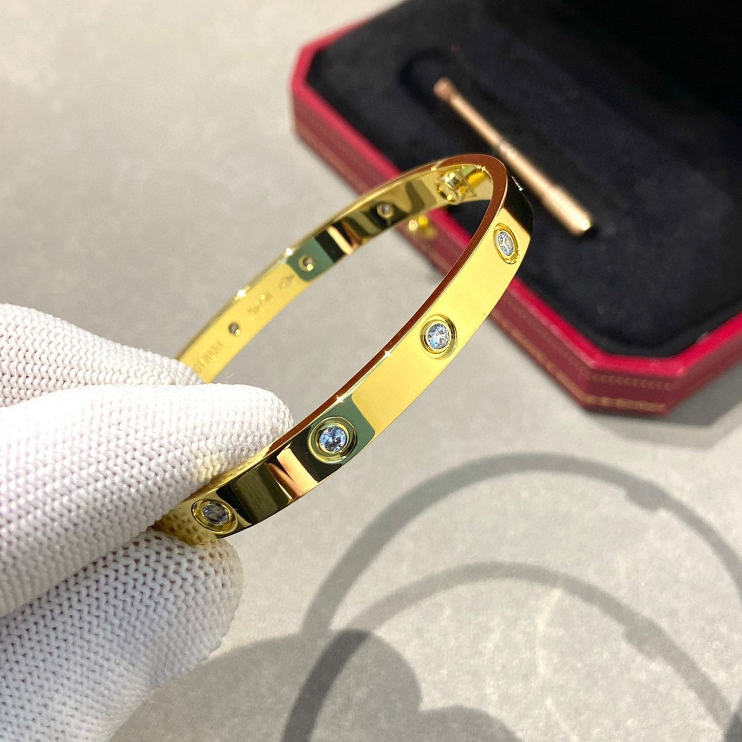[Eternal Jewelry]LOVE BRACELET 6.1MM 10 DIAMONDS