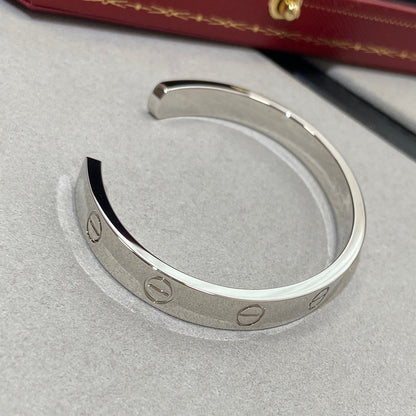 [Eternal Jewelry]LOVE BRACELET 6.1MM 1 DIAMOND OPEN CUFF