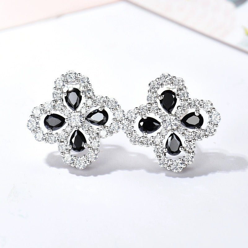 [Eternal Jewelry]LOOP EARRINGS FULL MOTIF DIAMOND 16MM