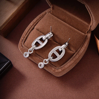 [Eternal Jewelry]HM CHAINE DIAMOND EARRINGS