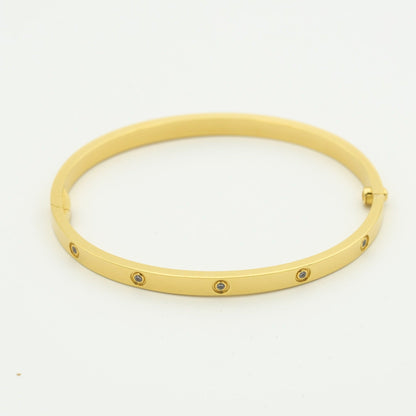 [Eternal Jewelry]LOVE BRACELET 3.65MM 10 DIAMONDS