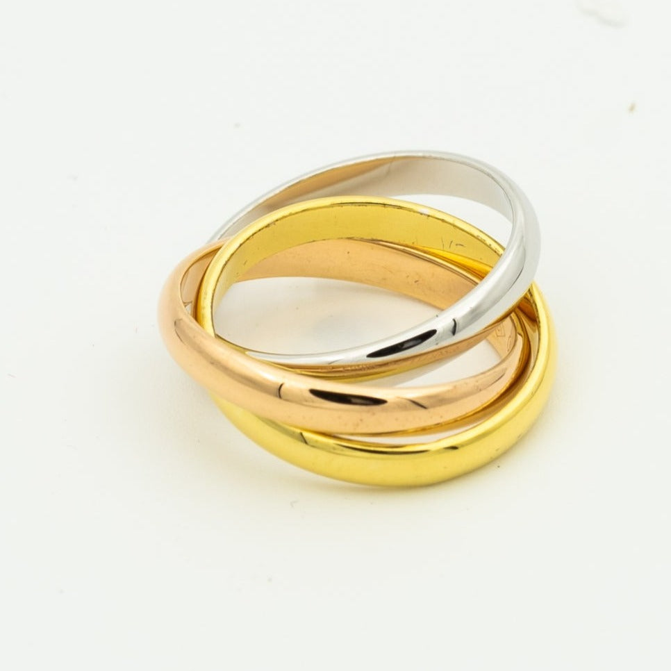 [Eternal Jewelry]TRINITY RING GOLD PINK GOLD SILVER