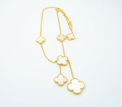 [Eternal Jewelry]CLOVER MOTHER OF PEARL NECKLACE 6 MOTIF