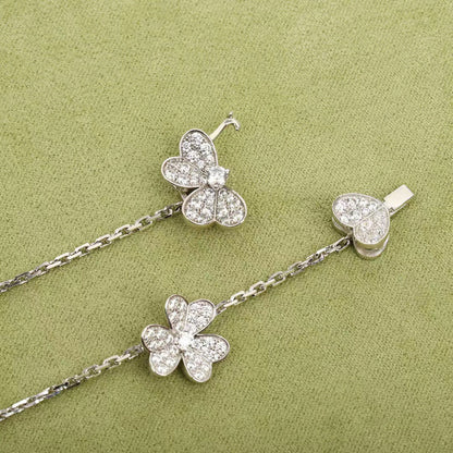 [Eternal Jewelry]FRIVOLE SILVER 9 FLOWERS NECKLACE
