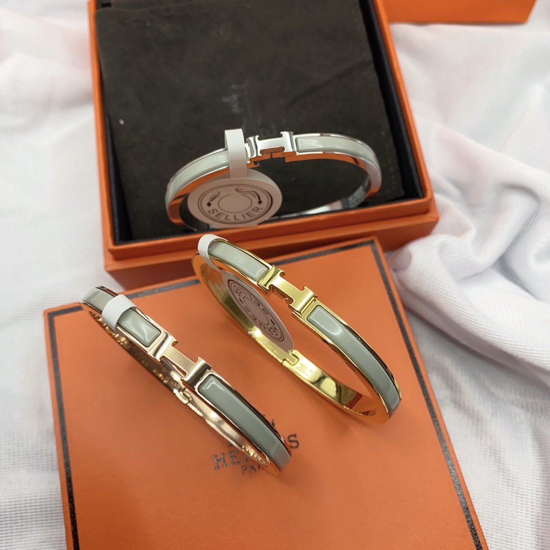 [Eternal Jewelry]CLASSIC HM CLIC GREEN 8MM ENAMEL BRACELET