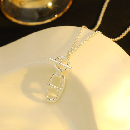 [Eternal Jewelry]HM CHAINE D'ANCRE PENDANT NECKLACE STERLING SILVER